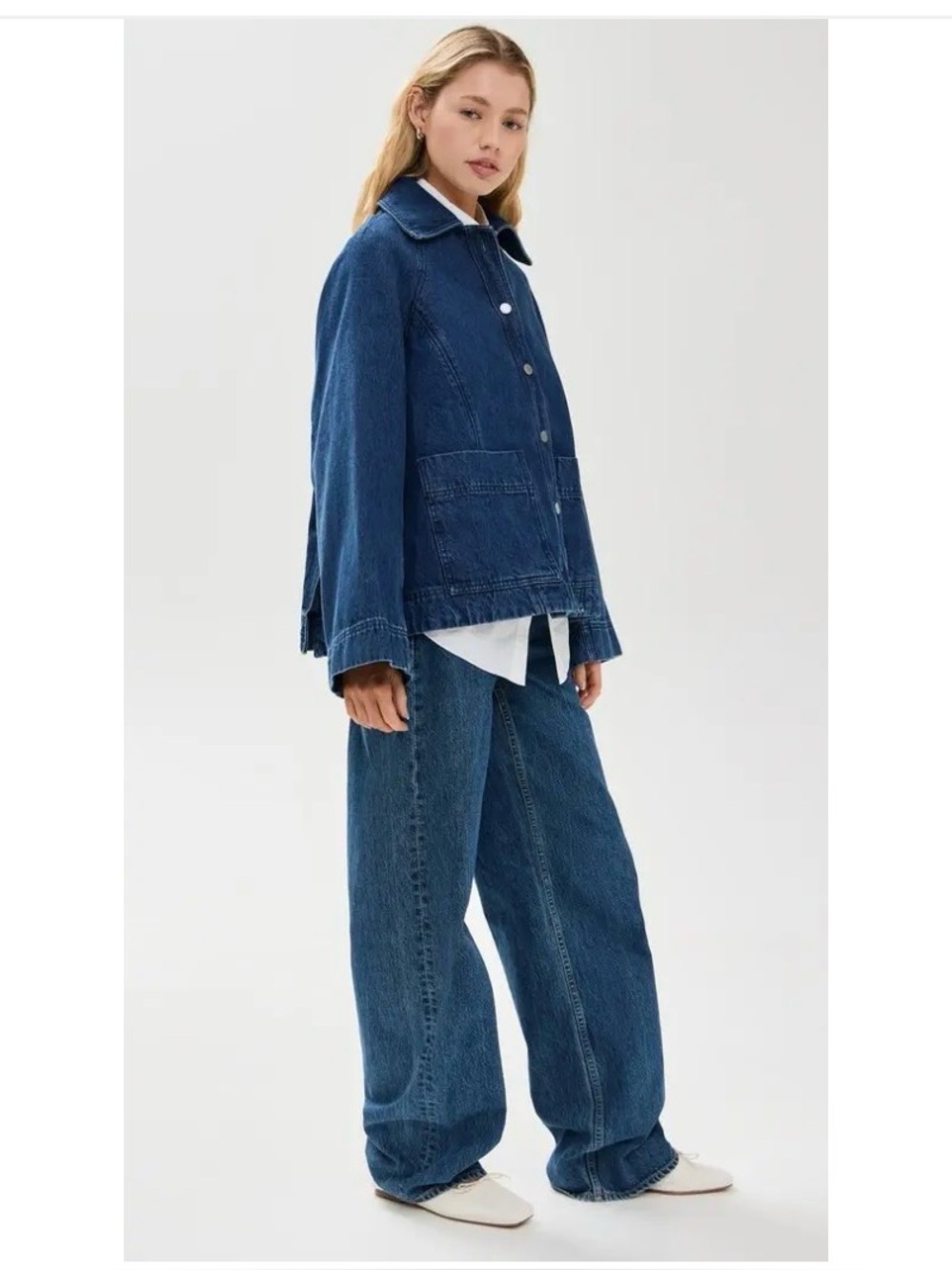 Apiece Apart Franke Denim Jacket - Picture 2 of 6